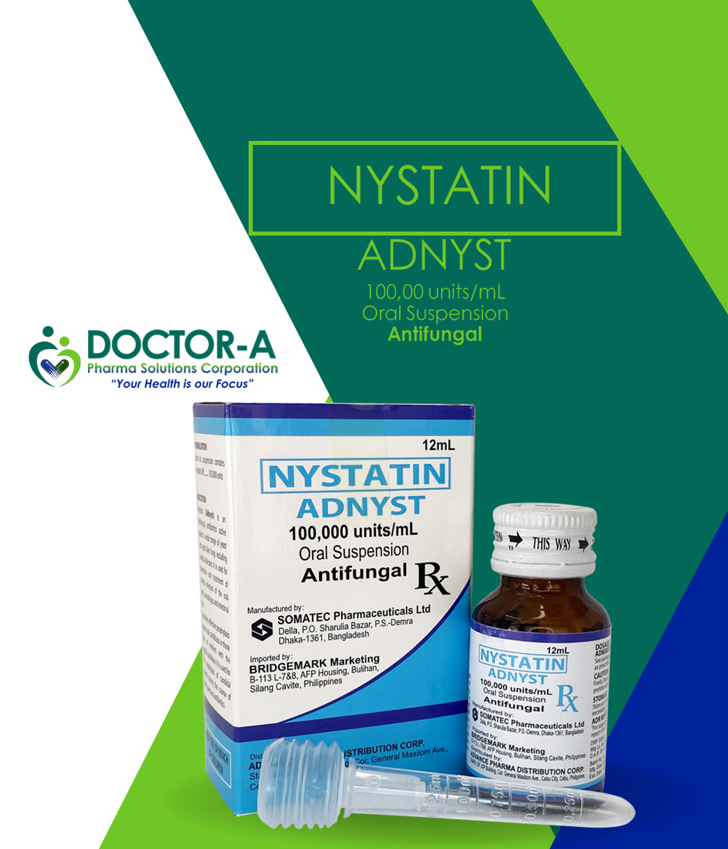 Nystatin Adnyst 100,00 unit per ml